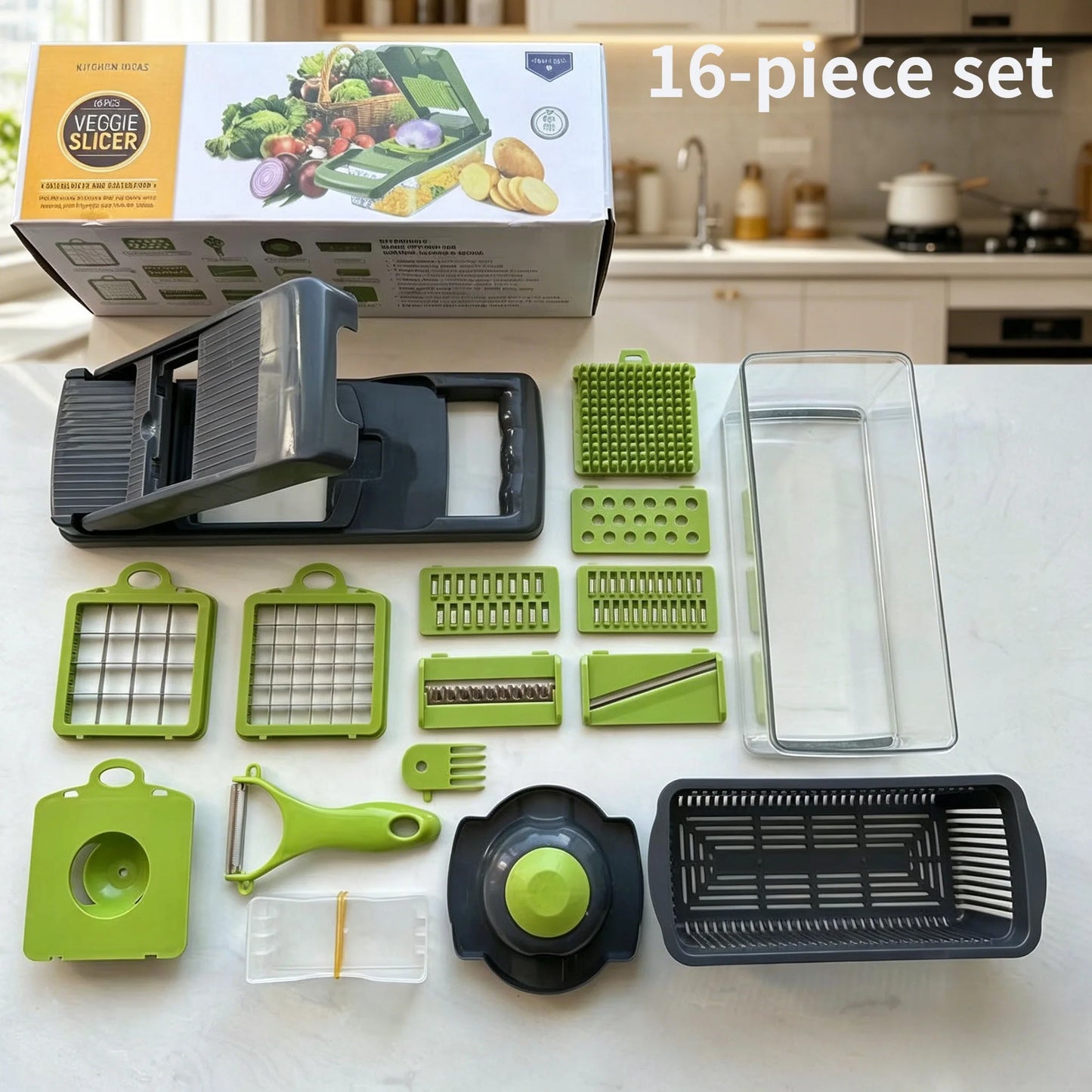 16-in-1 Multi-Functional Vegetable Chopper