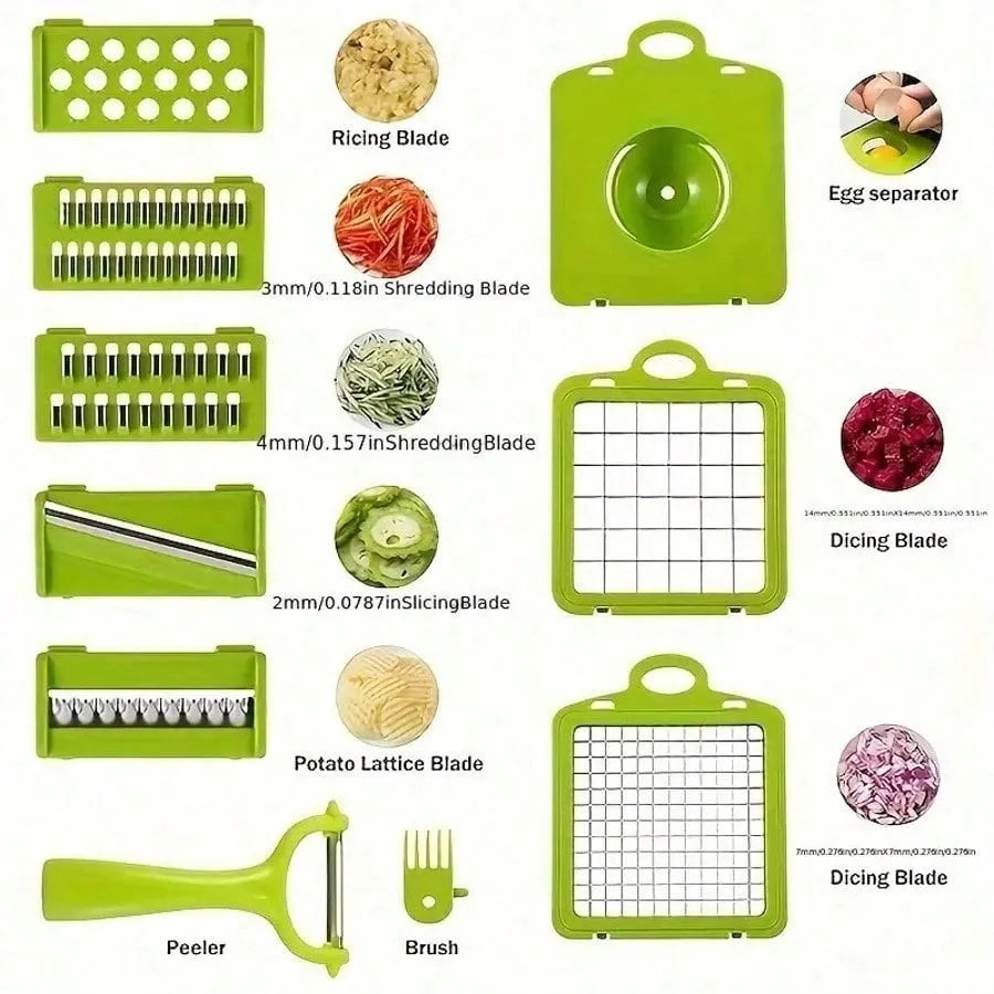 16-in-1 Multi-Functional Vegetable Chopper