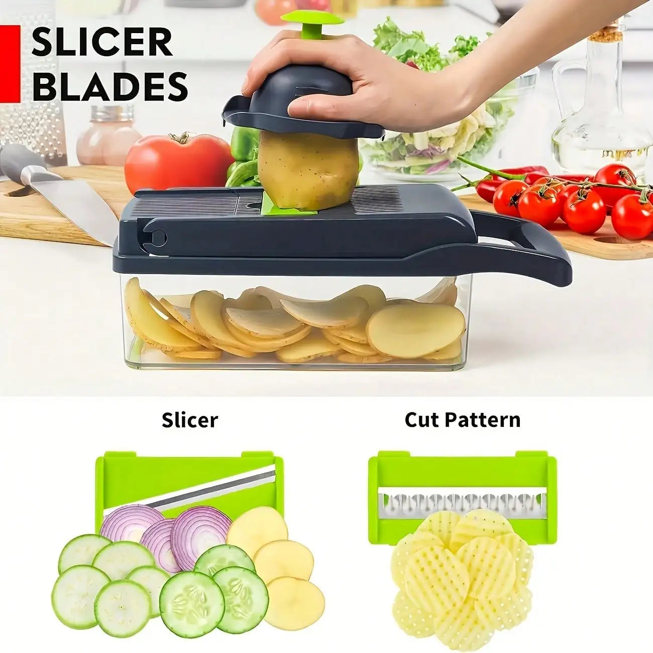 16-in-1 Multi-Functional Vegetable Chopper